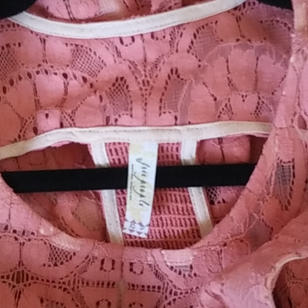 Free People Wallflower Blush Tent Dress - Picture 7 of 7